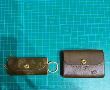 BrownBrown 브라운 브라운 가죽 지갑 & 키케이스 세트