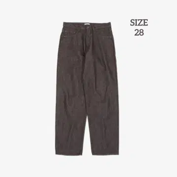 AURALEE HARD TWIST DENIM WIDE PANTS 28