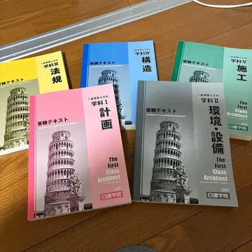 1급 건축사 학과 텍스트 세트 2025 (닛켄학원)