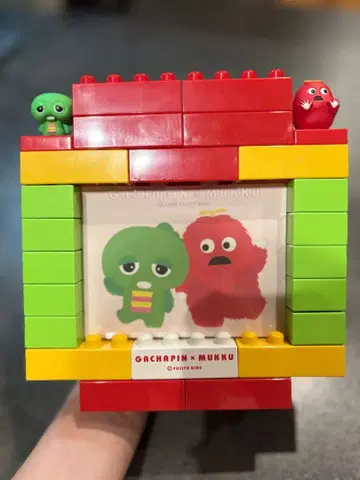 가차핀 x 무쿠 사진 프레임 블록 장식