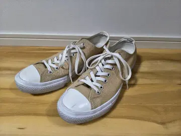 컨버스 올스타 베이지 캔버스 로우컷 스니커즈 가벼운