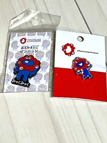 EXPO2025 미야쿠미야쿠 핀 배지 03 핀즈 오사카 만박 오에카키상