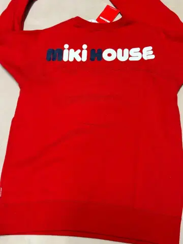 미키 하우스 빨간색 맨투맨 S 사이즈 성인용