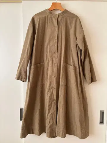 Samansa Mos2 / 밴드 카라 롱 코트