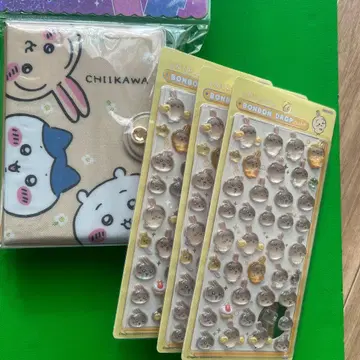 모자 꽁지 드롭 치이카와 & 씰 바인더 세트