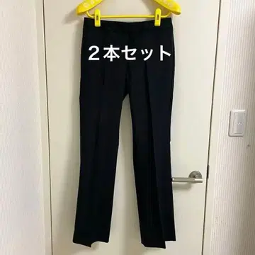 더 수트 컴퍼니 블랙 풀렝스 팬츠 2개 세트