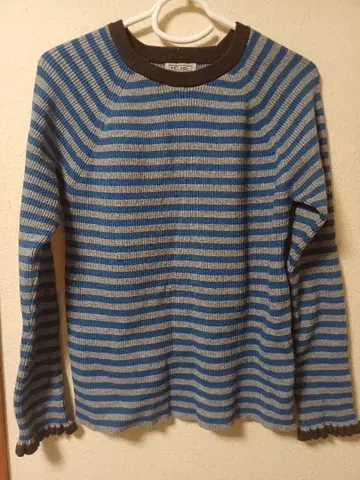 니코앤드 프릴 커프스 리브 풀오버 M