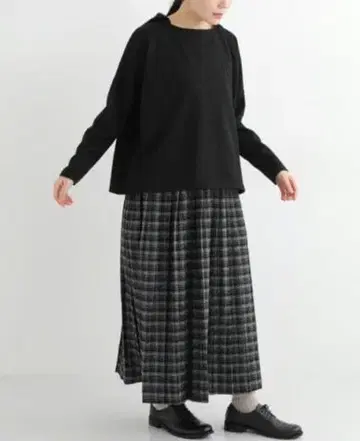 새상품 nachukara 니트 세일러 블랙