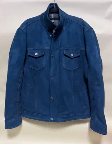 ZARA 페이크 스웨이드 블루종