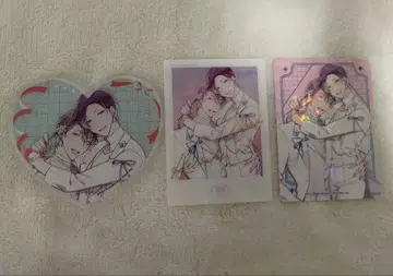 광적인 나 아크릴 코스터 클리어 카드 홀로 카드 세트