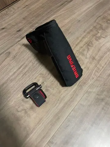 BRIEFING 퍼터용 골프헤드커버 블랙