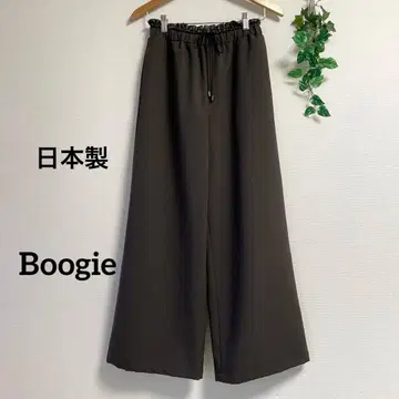 Boogie*일본제 그레이 와이드 팬츠 가우초 내추럴