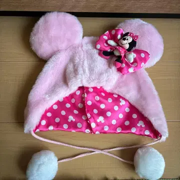 [ 초레어 ] 단종 미니 팬캡 핑크 모자 디즈니