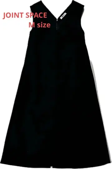 [ 새상품급 ] 조인트 스페이스 울 혼방 V넥 롱 원피스 블랙 M