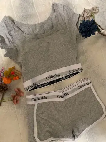 캘빈 클라인 그레이 셋업 S