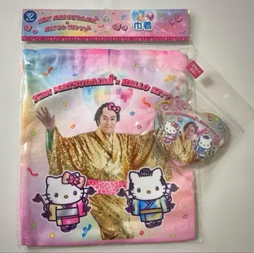 마츠켄 삼바 x 헬로키티 거울 포함 키링 복조리 세트