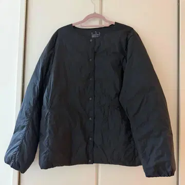 무인양품 포켓터블 다운 자켓 블랙 XL