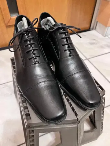 캐서린 햄넷 비즈니스 슈즈 25cm 스트레이트 팁 가죽 신발