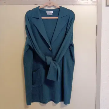 NEWYORKER 빅 사이즈 2XL (3L) 다크 틸 니트 자켓