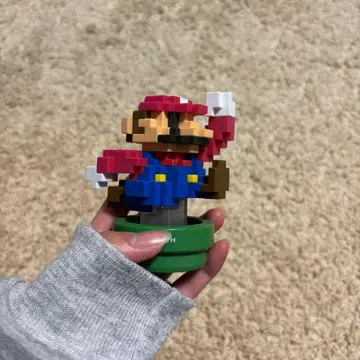 마리오 amiibo 30주년 기념 픽셀 아트 피규어