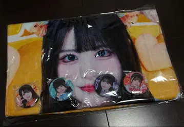 아이돌 타월과 배지 세트