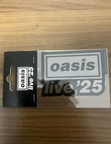 미개봉 새상품 oasis 스티커 Live'25 오아시스
