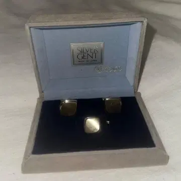 SILVER GEN 실버 커프 링크 각인 있음
