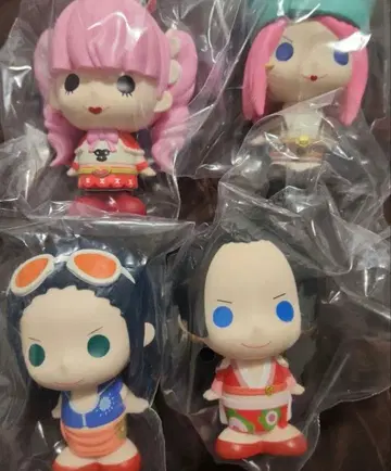 제일복권 원피스 메모리 오브 히로인즈 E상 SOFVIC 츄 4개 세트