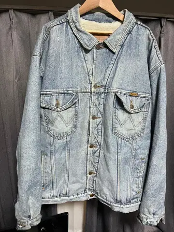 Wrangler 라이트 블루 데님 자켓 초레어 사이즈