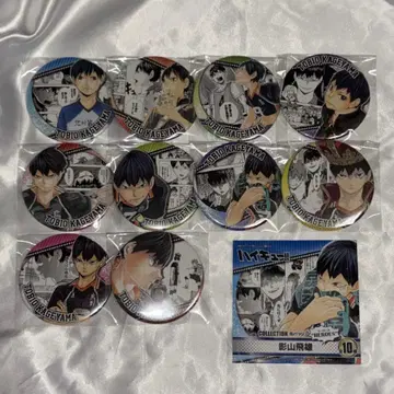 하이큐 카게야마 토비오 컬렉션 캔뱃지 HEROES 전종 세트
