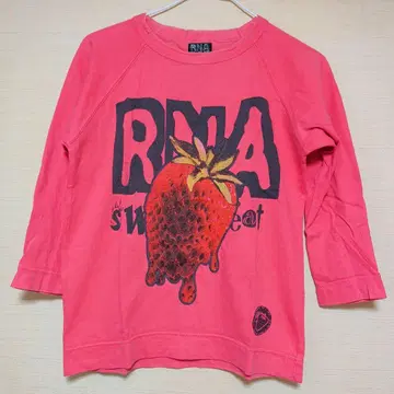 RNA SWEAT 스트로베리 7부 소매 T셔츠 핑크 계열