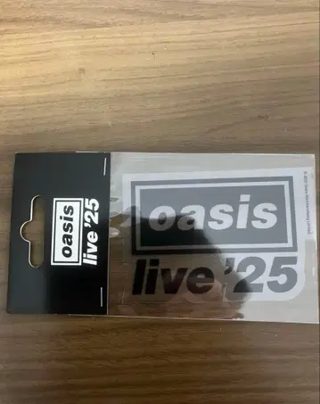 미개봉 새상품 oasis 스티커 Live'25 오아시스