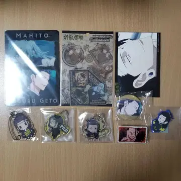 주술회전 게토 스구루 켄자쿠 엽서 피타데포메 캔뱃지 반쵸코