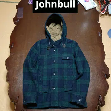 젬블 블랙워치 체크 울 자켓 Jhonbull