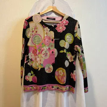 LEONARD 꽃무늬 긴팔 셔츠