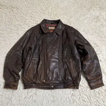 [ 플라이트 자켓 ] vintage A2 A-2 가죽 자켓 M