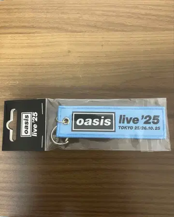 oasis live '25 플라이트 택 키링 일본 한정판 [ 새상품 ]