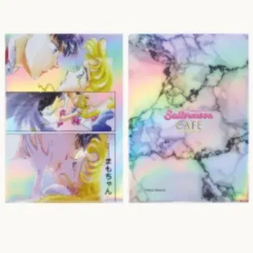 세일러문 카페 오로라 클리어 파일 세일러문 & 턱시도 가면 5