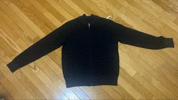 MACKINTOSH 블랙 집업 니트 스웨터