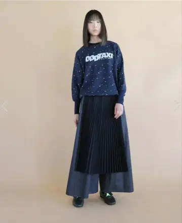 [BEDSIDEDRAMA] 데님 팬츠 스커트