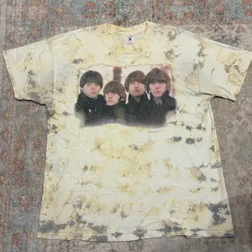 [빈티지] The Beatles 타이 다이 T셔츠 XL 비틀즈