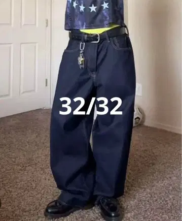 GAP 슈퍼 배기 데님 팬츠 32/32