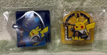 포켓몬 천문대 콜라보 한정판 아크릴 클립 2개 세트 별하늘 피카츄
