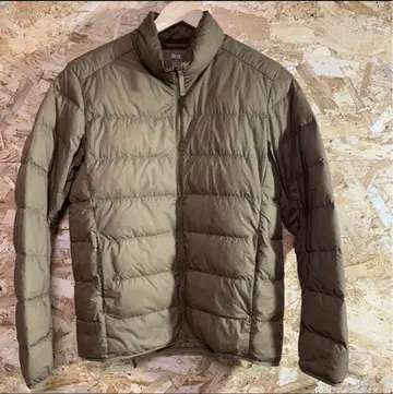 UNIQLO 울트라 라이트 다운 자켓 남성용 M 베이지 계열