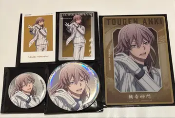 도겐안귀 베이스야드 캔뱃지 아트 스티커 메탈 카드 도지 신몬