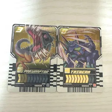 가면라이더 갓챠드 라이드 케미 트레이딩 카드 파쿠랍토르 트라이케라