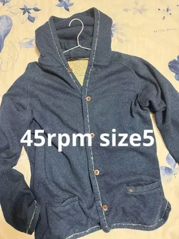 45rpm 인디고 후드티 5 오버 사이즈 새상품급