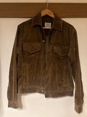 브라운 코듀로이 자켓