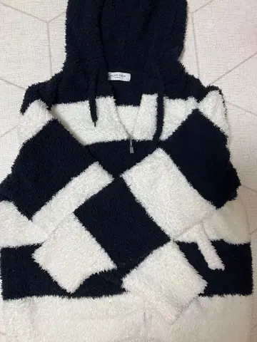 GELATO PIQUE 후드 부착 룸웨어 M 네이비/화이트