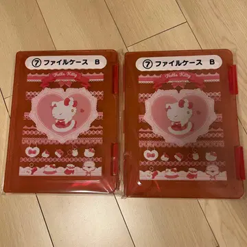 헬로키티 제일복권 파일 케이스 2개 세트